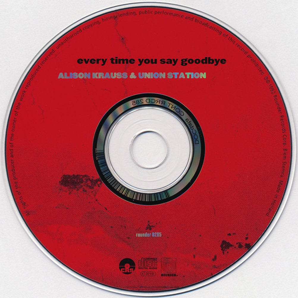 Alison Krauss & The Union Station – Every Time You Say Goodbye (CD)
