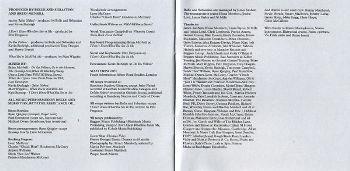 Belle And Sebastian – Late Developers (CD)