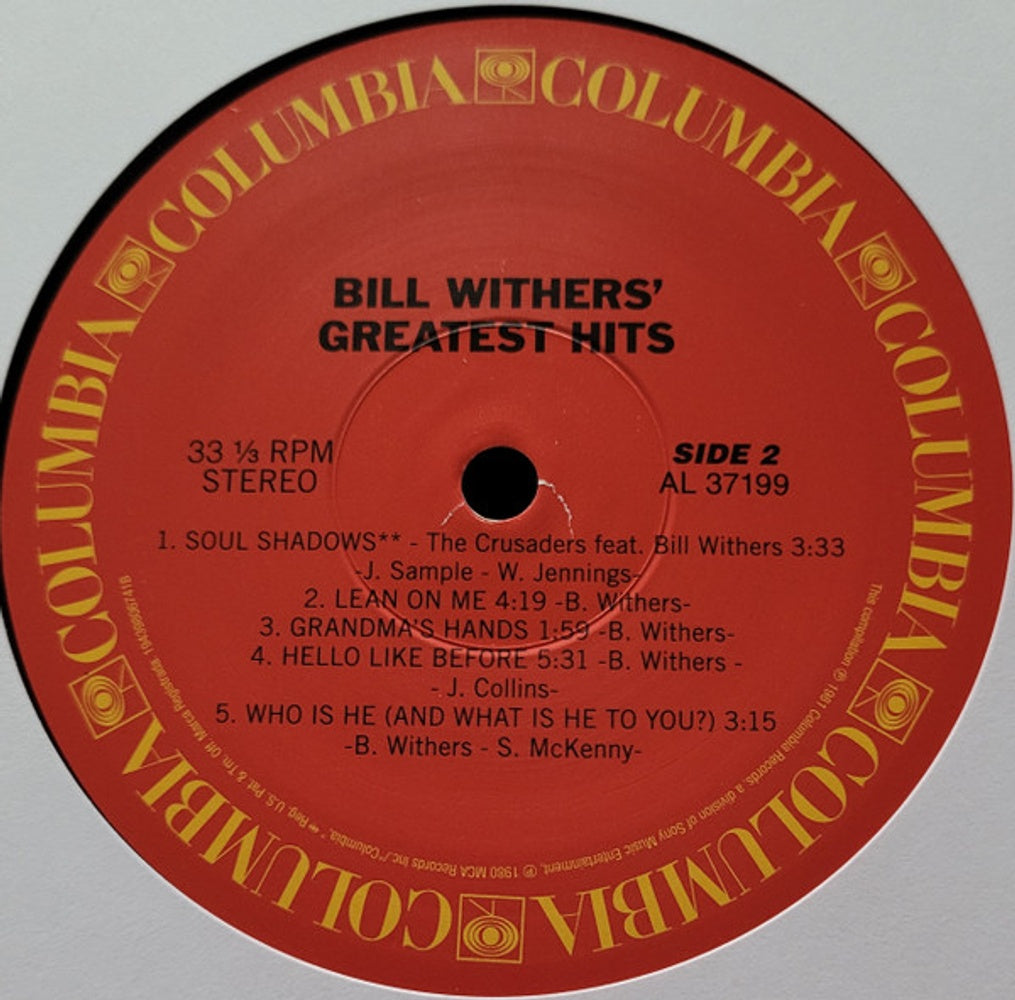 Bill Withers – Greatest Hits: Just The Two Of Us & Soul Shadows (LP Vinyl)