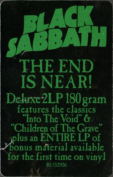 Black Sabbath – Master Of Reality: Deluxe Edition (2-LP Vinyl)