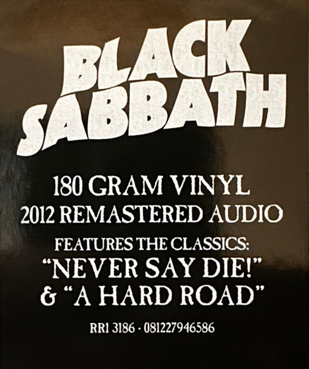 Black Sabbath – Never Say Die! (LP Vinyl)