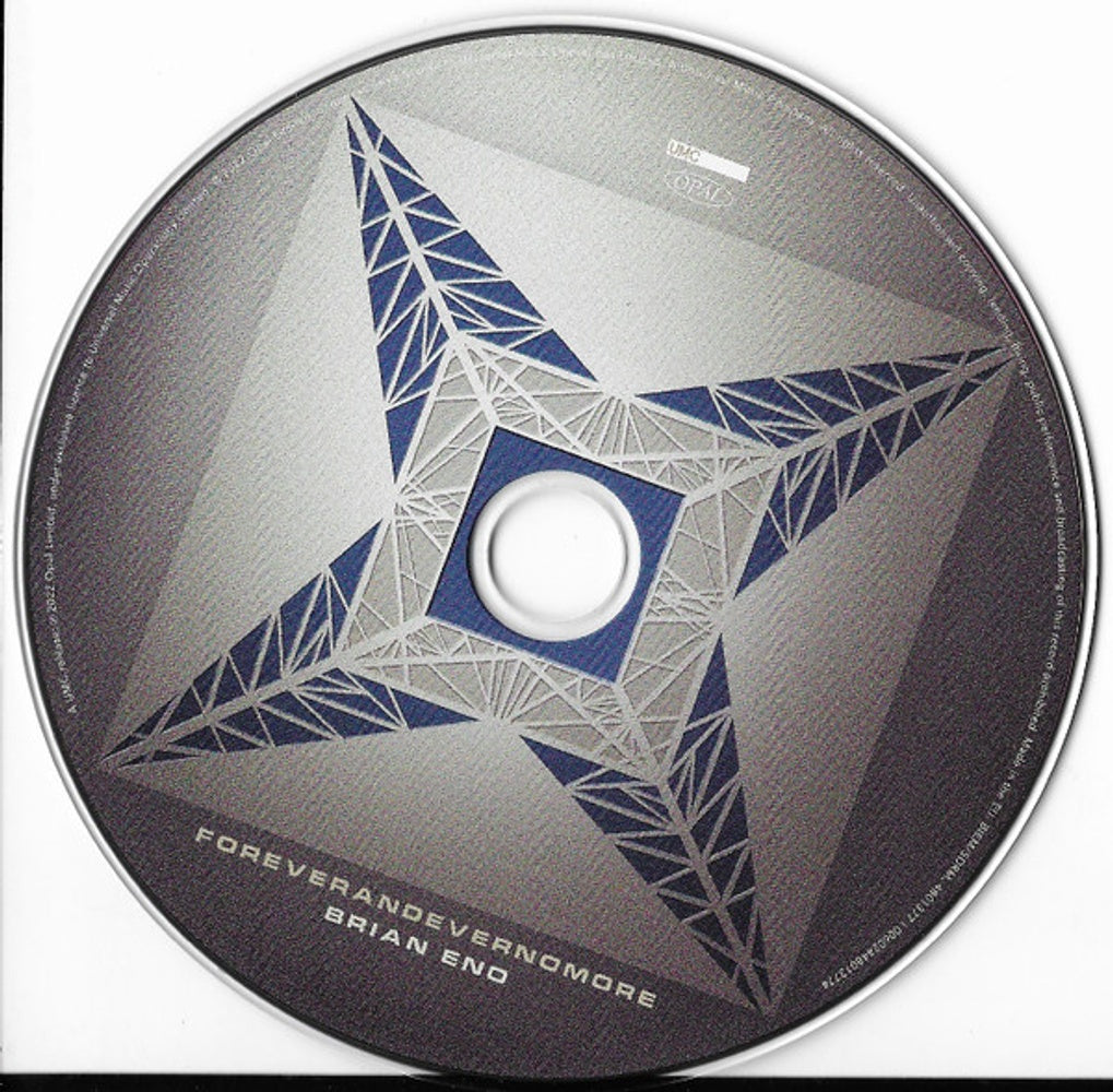 Brian Eno – FOREVERANDEVERNOMORE (CD)