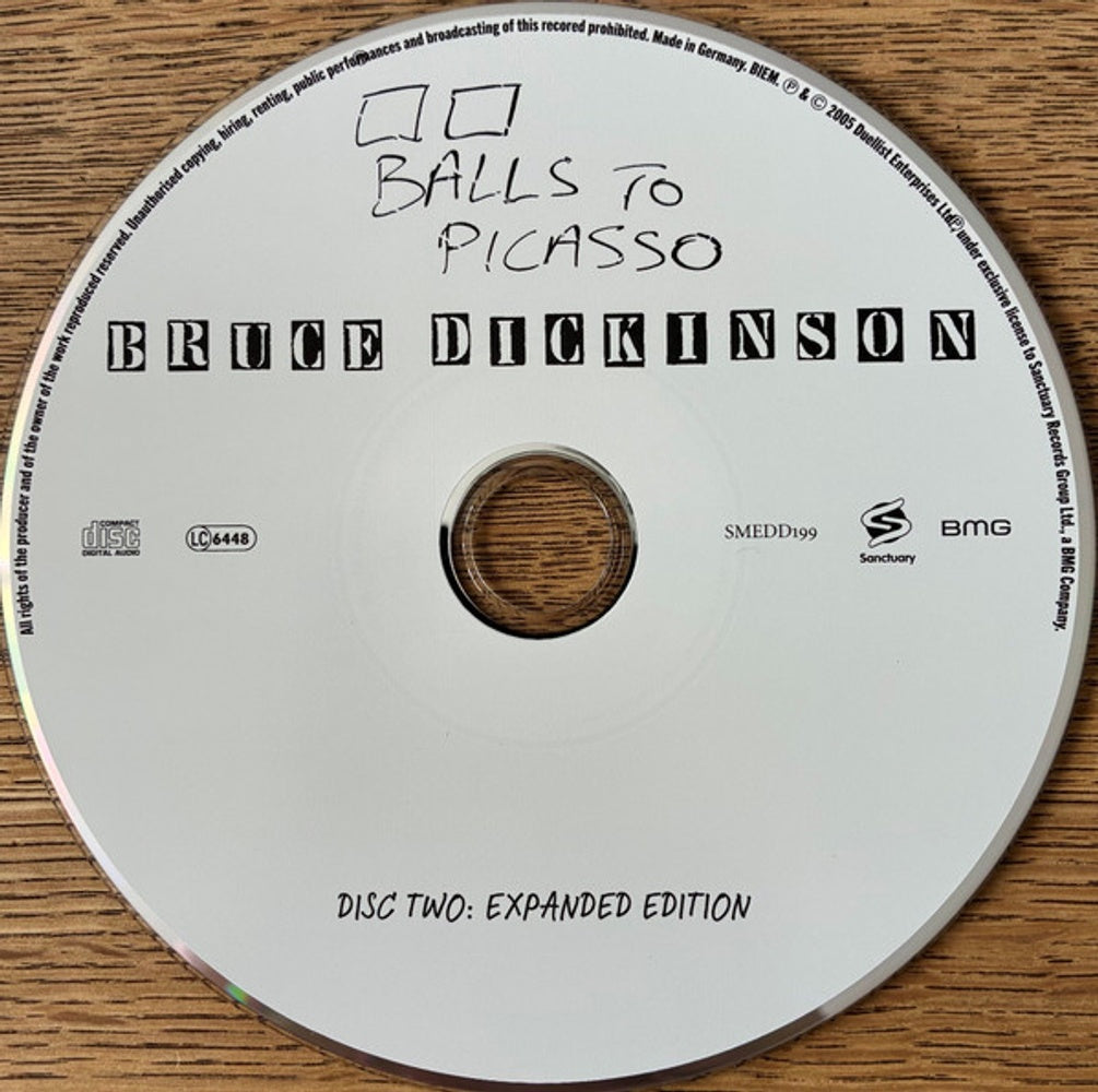 Bruce Dickinson – Balls To Picasso (2-CD)