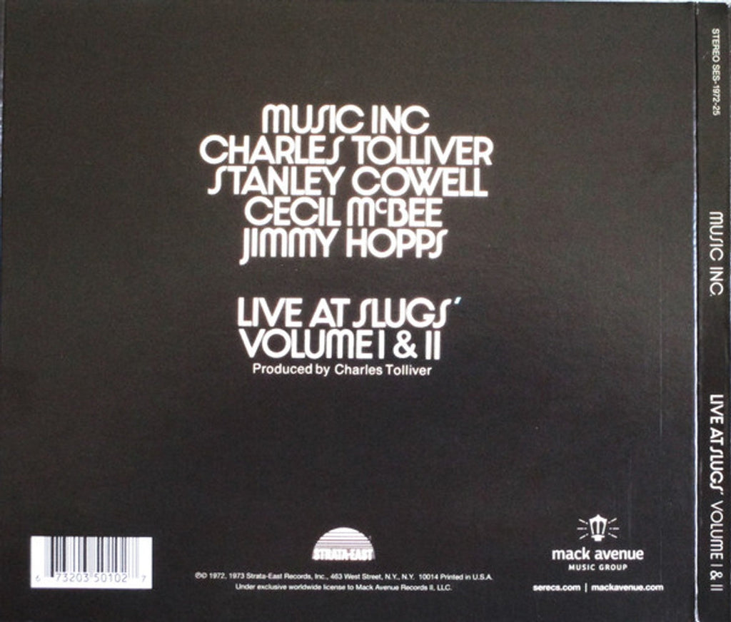 Charles Tolliver – Live At Slugs' Volume I & II (CD)