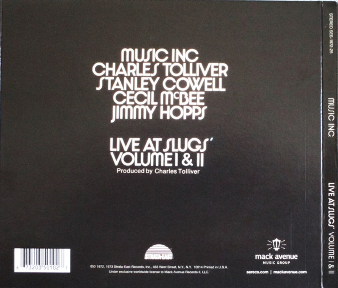 Charles Tolliver – Live At Slugs' Volume I & II (CD)