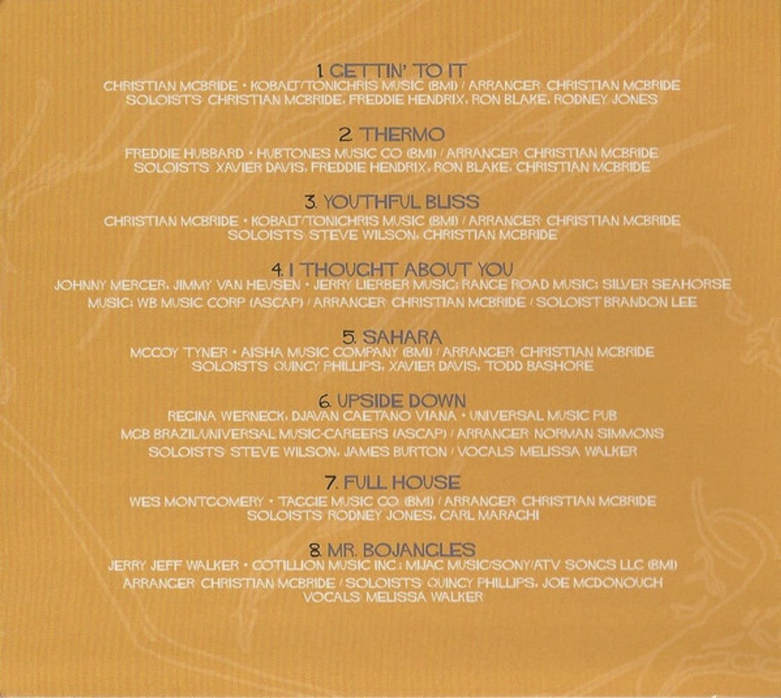 Christian McBride Big Band – Bringin' It (CD)