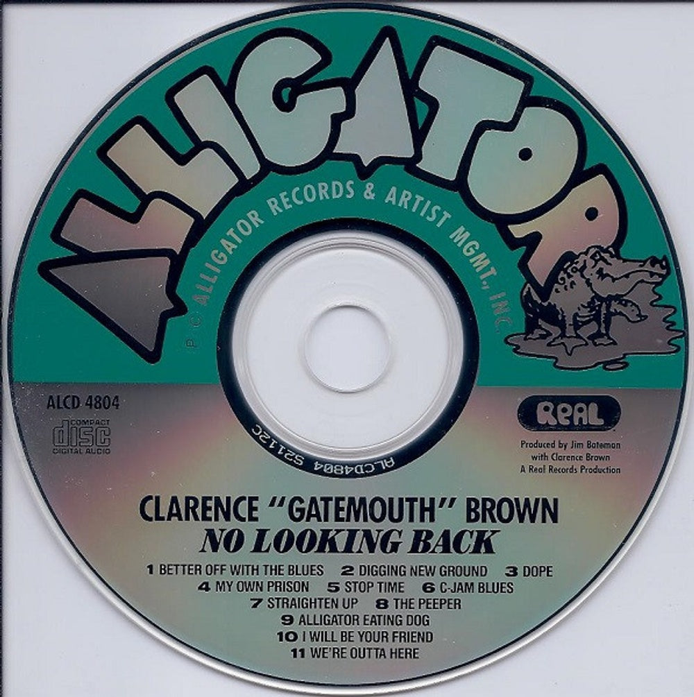 Clarence 'Gatemouth' Brown – No Looking Back (CD)