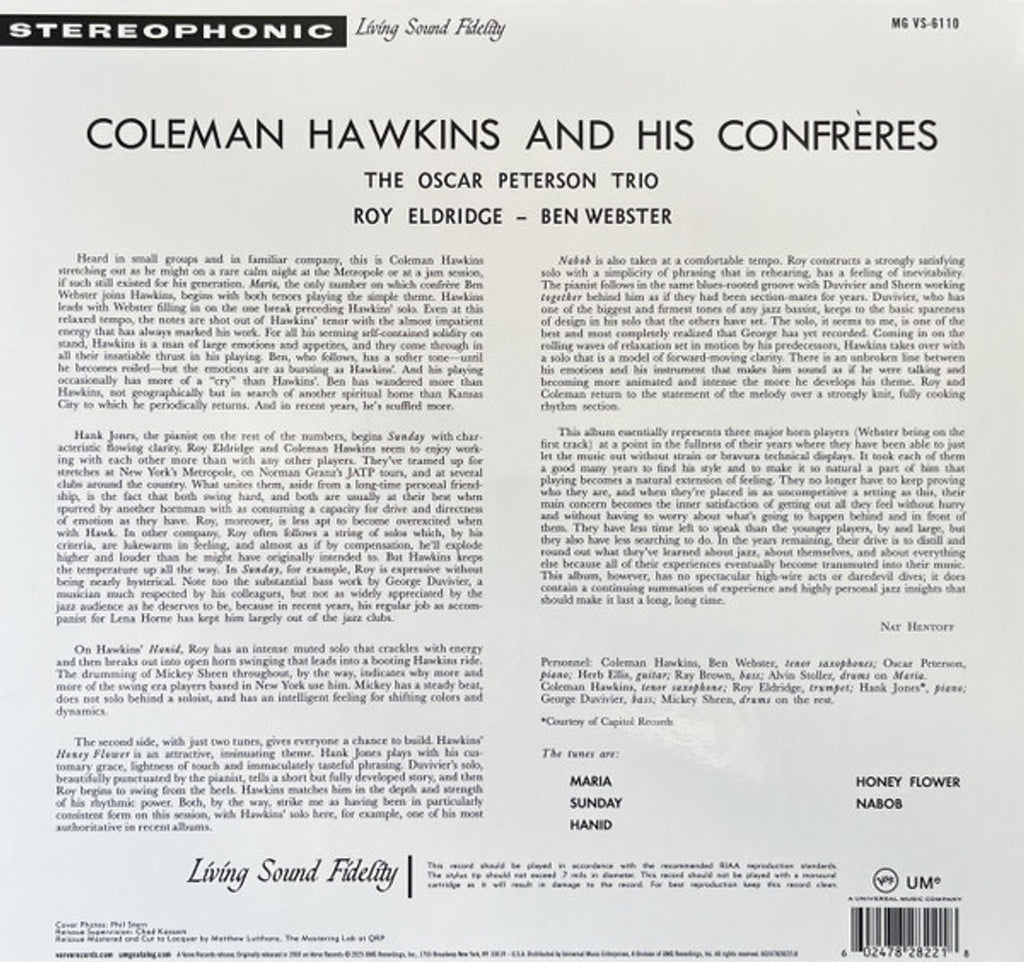Coleman Hawkins – And Confreres (LP Vinyl)