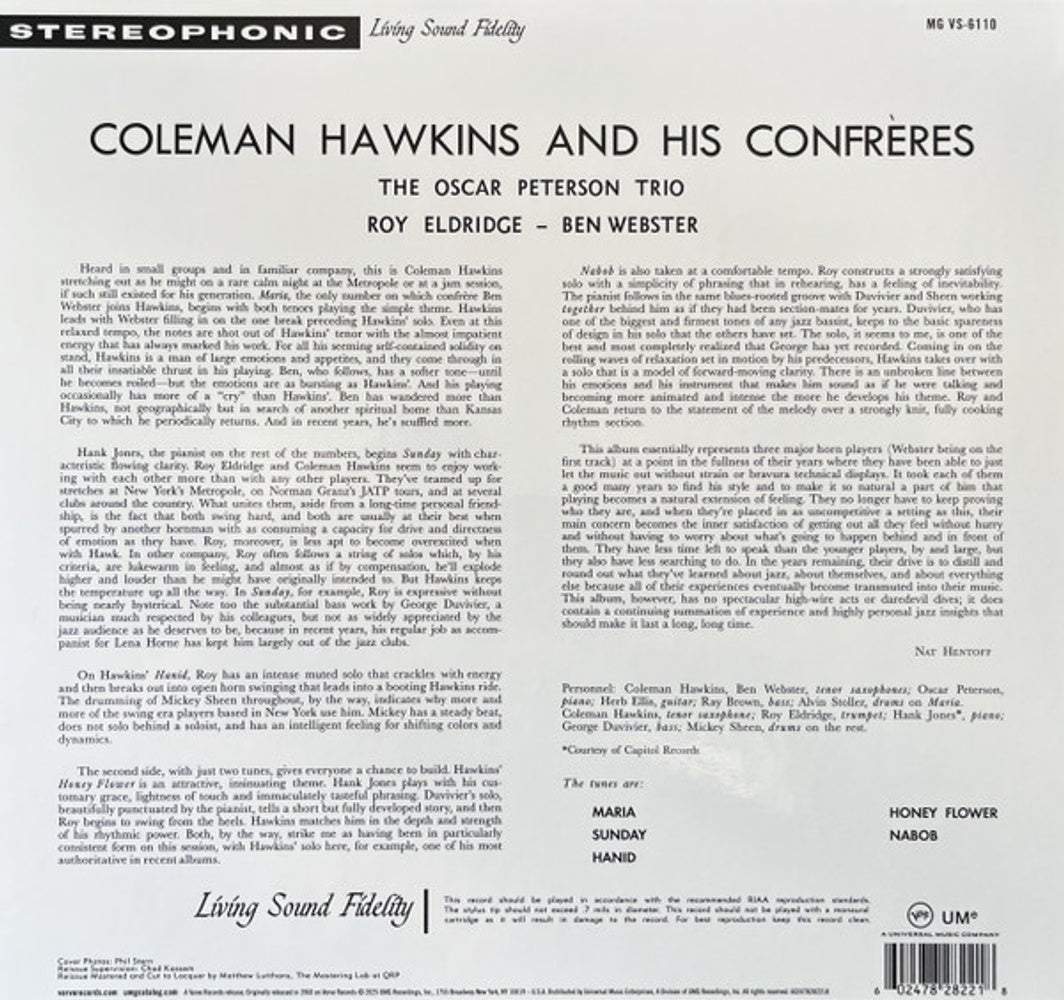 Coleman Hawkins – And Confreres (LP Vinyl)
