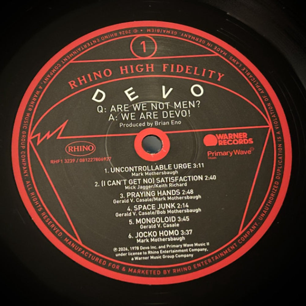 Devo – Q: Are We Not Men? (LP Vinyl)