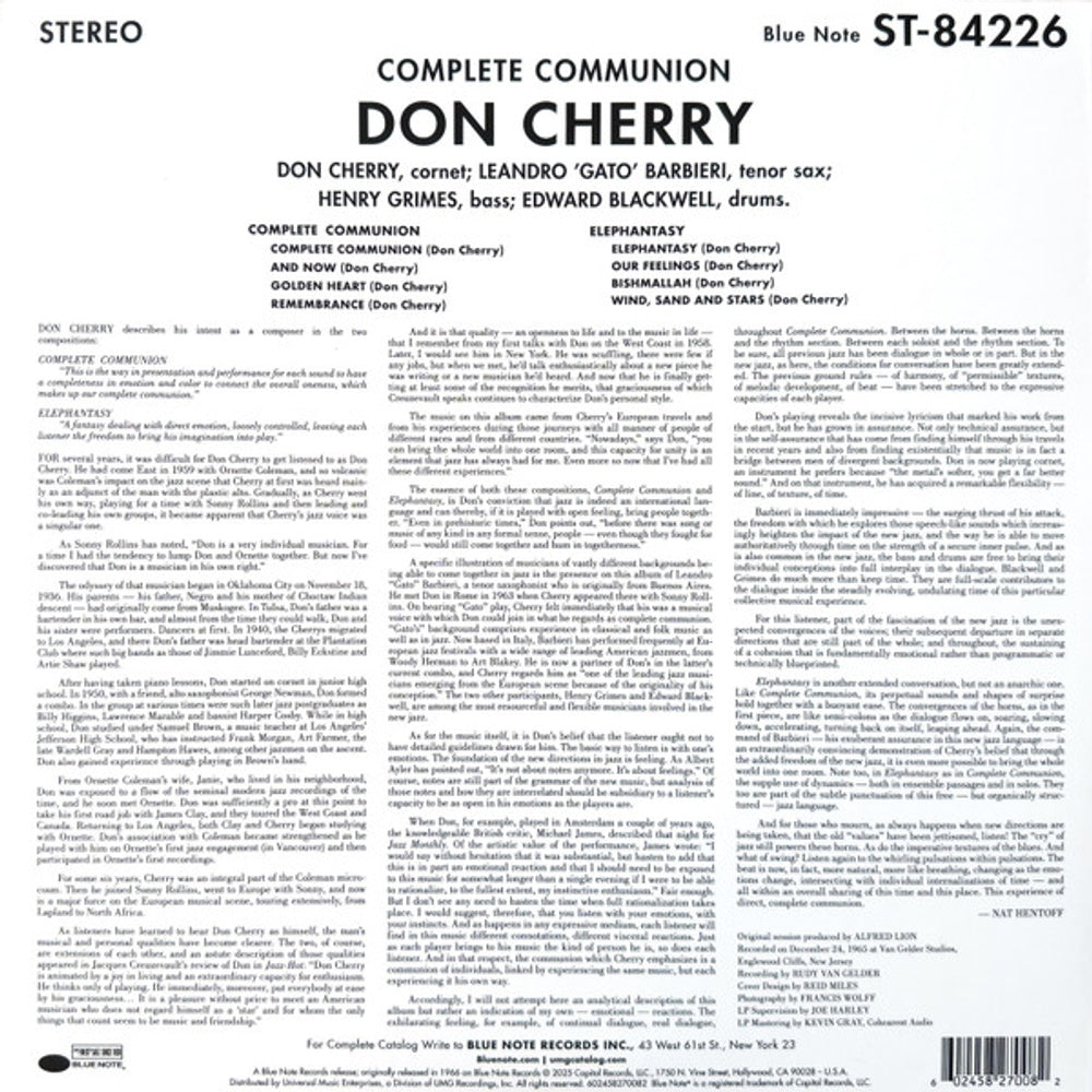 Don Cherry – Complete Comunion (LP Vinyl)