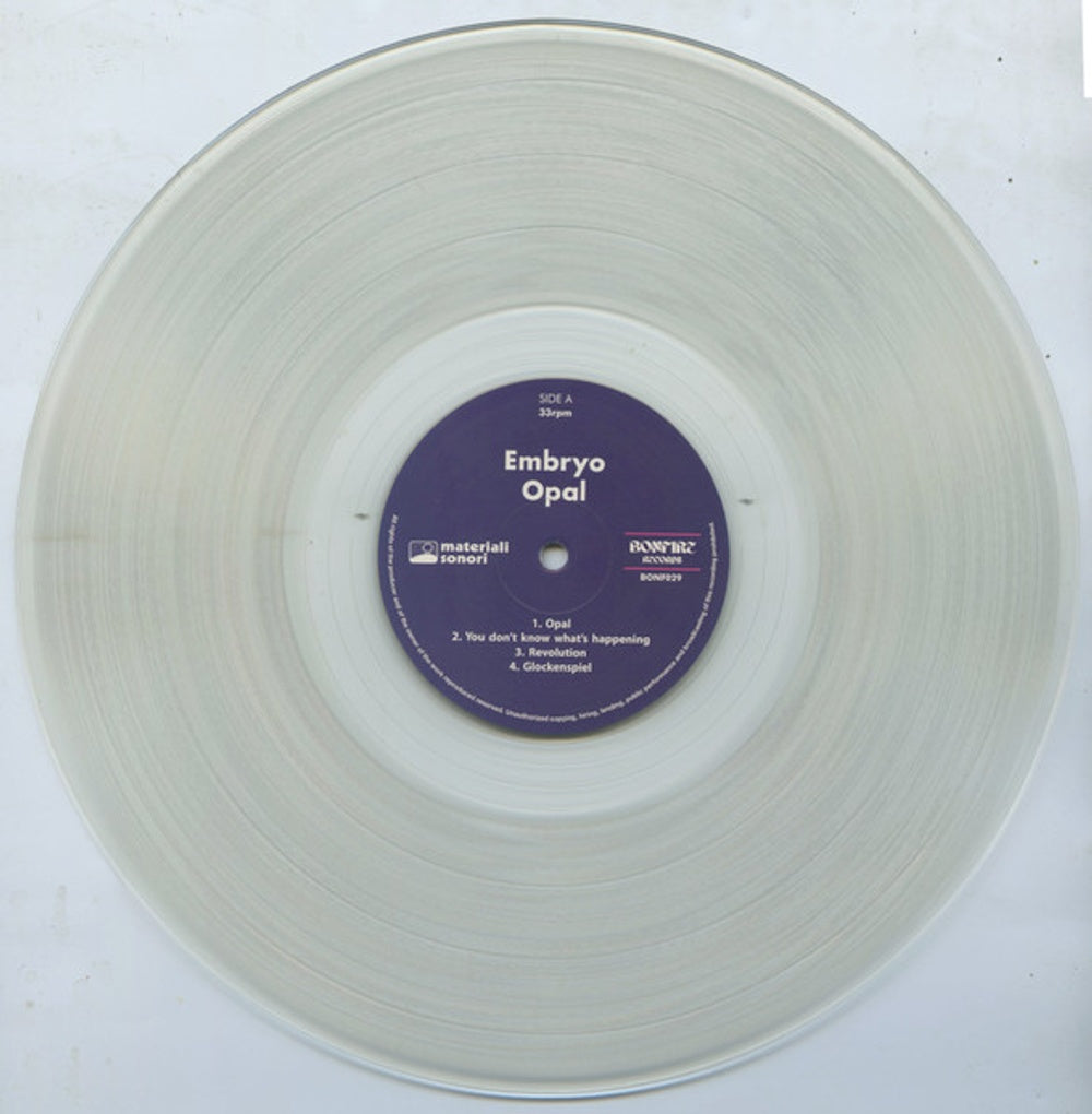 Embryo – Opal (Clear LP Vinyl)