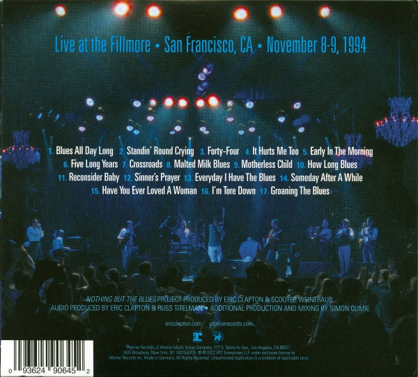 Eric Clapton – Nothing But The Blues (CD)