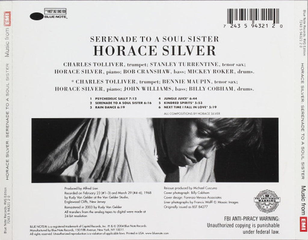 Horace Silver – Serenade To A Soul Sister (CD)
