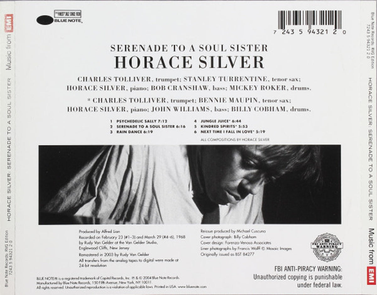Horace Silver – Serenade To A Soul Sister (CD)