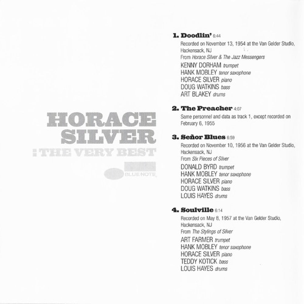 Horace Silver – The Very Best (CD)