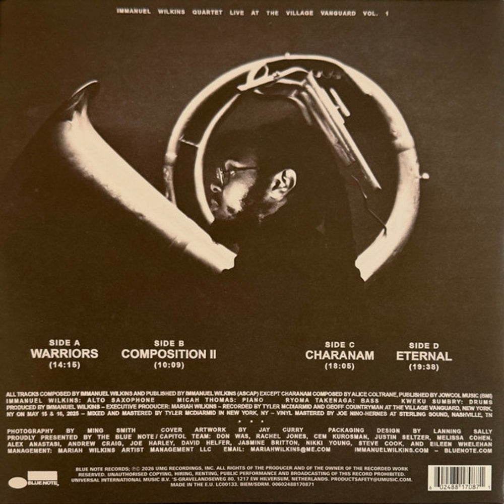 Immanuel Wilkins – Immanuel Wilkins Quartet: Live At The Village (LP Vinyl)
