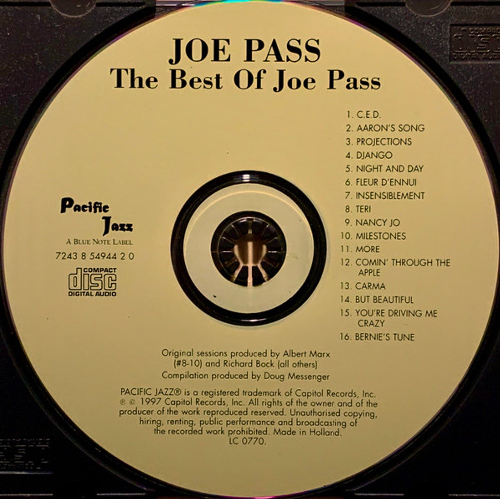 Joe Pass – The Best Of: Pacific Jazz Years (CD)