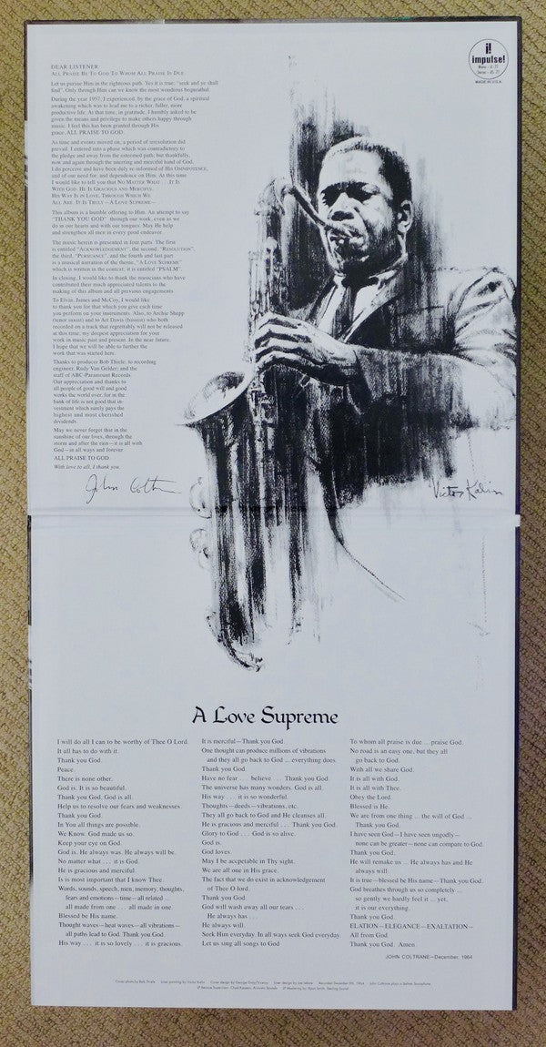 John Coltrane – A Love Supreme (LP Vinyl)