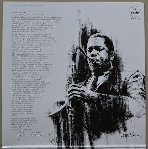 John Coltrane – Love Supreme (LP Vinyl)