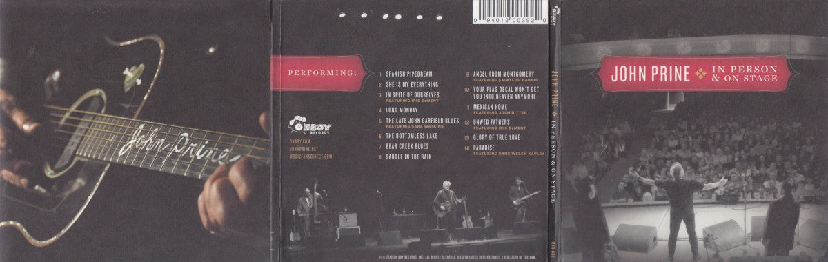 John Prine – In Person and On Stage (CD)