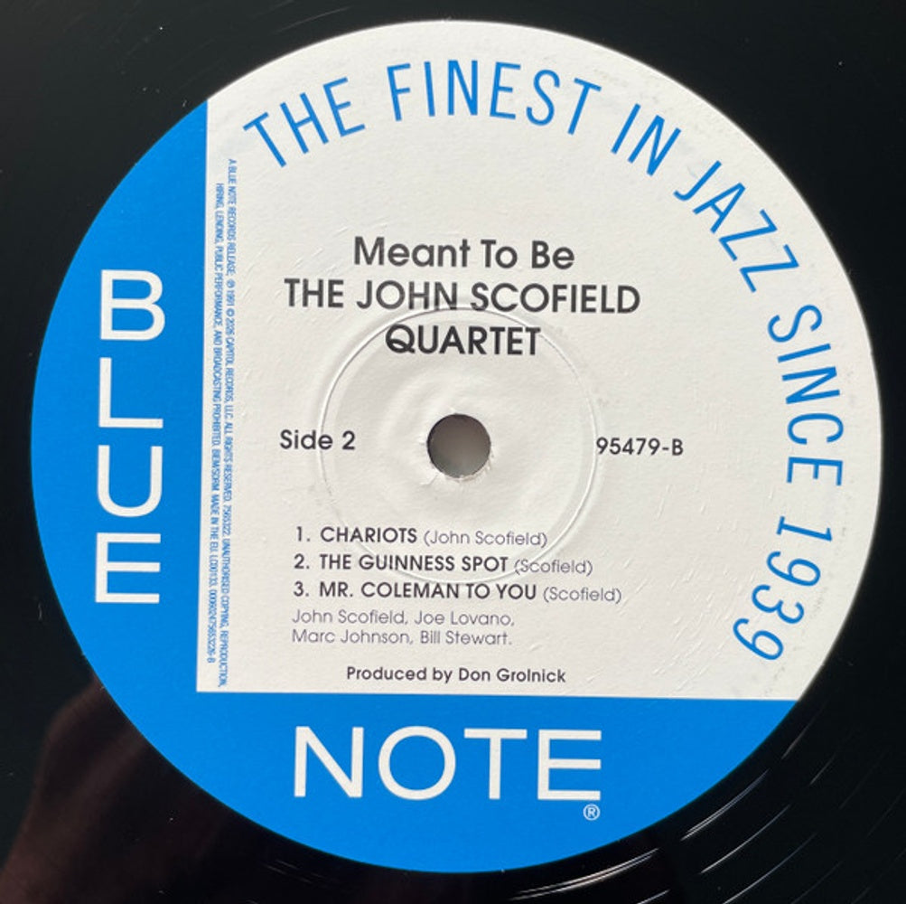 John Scofield – Meant To Be (2-LP Vinyl)
