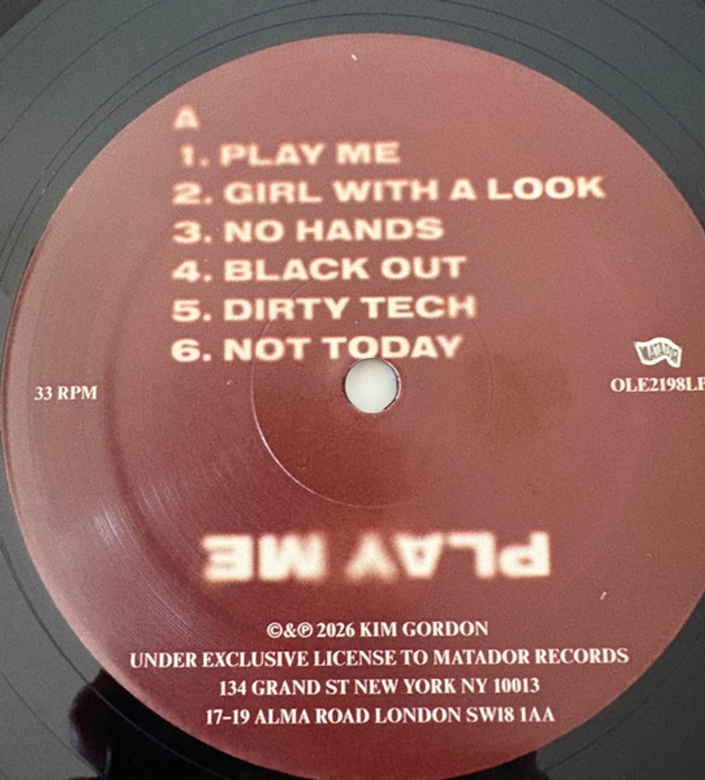 Kim Gordon – Play Me (LP Vinyl)
