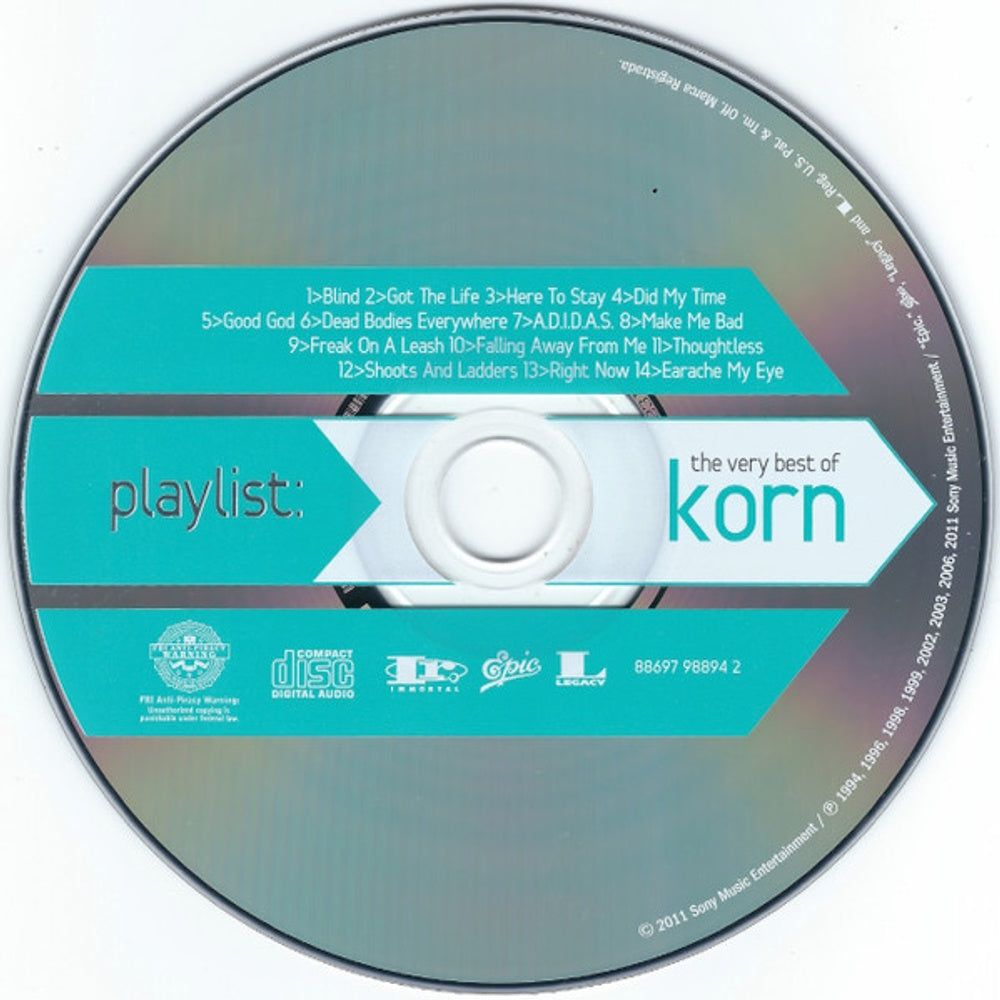 Korn – Playlist: The Very Best Of Korn (CD)