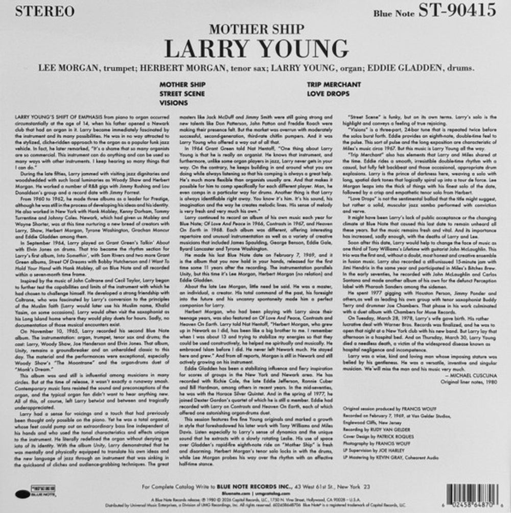 Larry Young – Mother Ship (LP Vinyl)