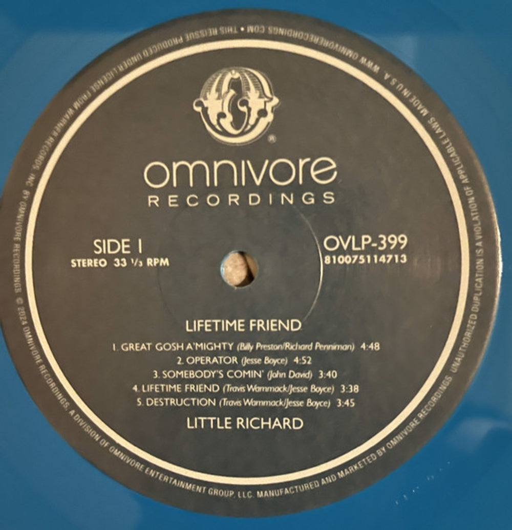 Little Richard – Lifetime Friend (LP Vinyl)