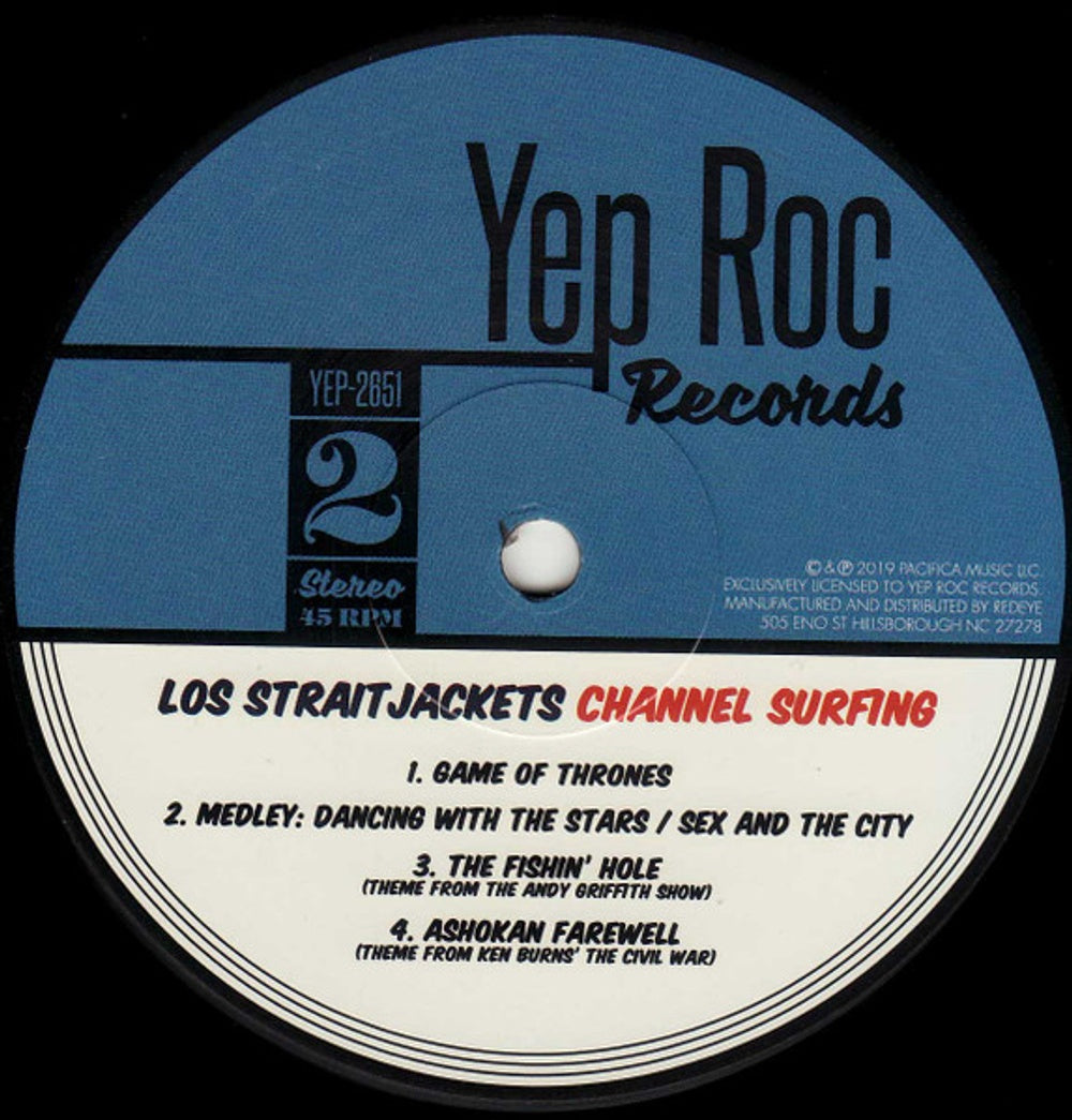 Los Straitjackets – Channel Surfing EP (LP Vinyl)