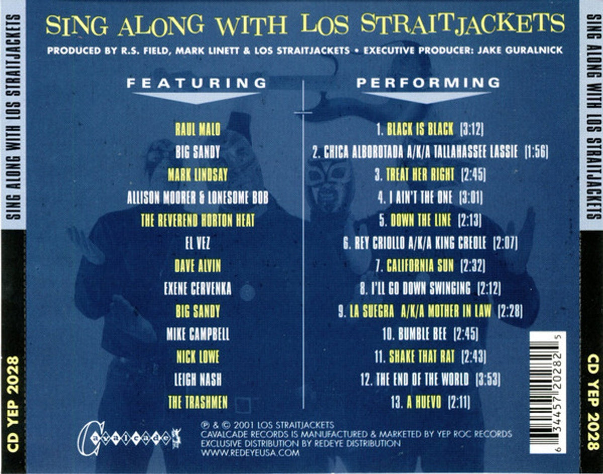 Los Straitjackets – Sing Along With Los Straitjackets (CD)
