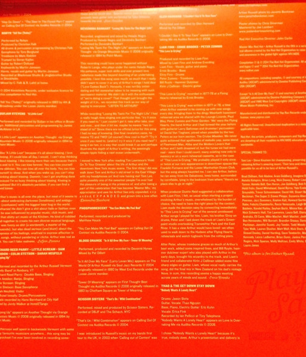 Master Mix - Red Hot & Arthur Russell (3-LP Vinyl)