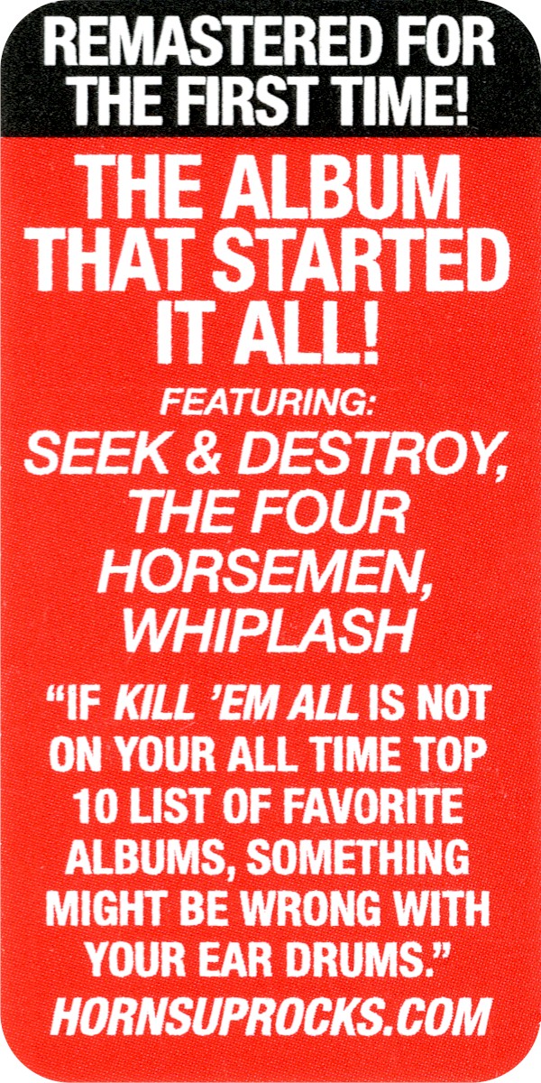 Metallica – Kill Em All (CD)