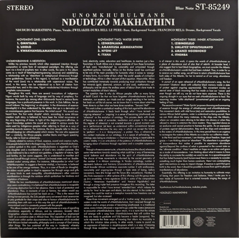 Nduduzo Makhathini – Unomkhubulwane (2-LP Vinyl)