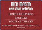 Nick Mason & Rick Fenn – White Of The Eye (LP Vinyl)