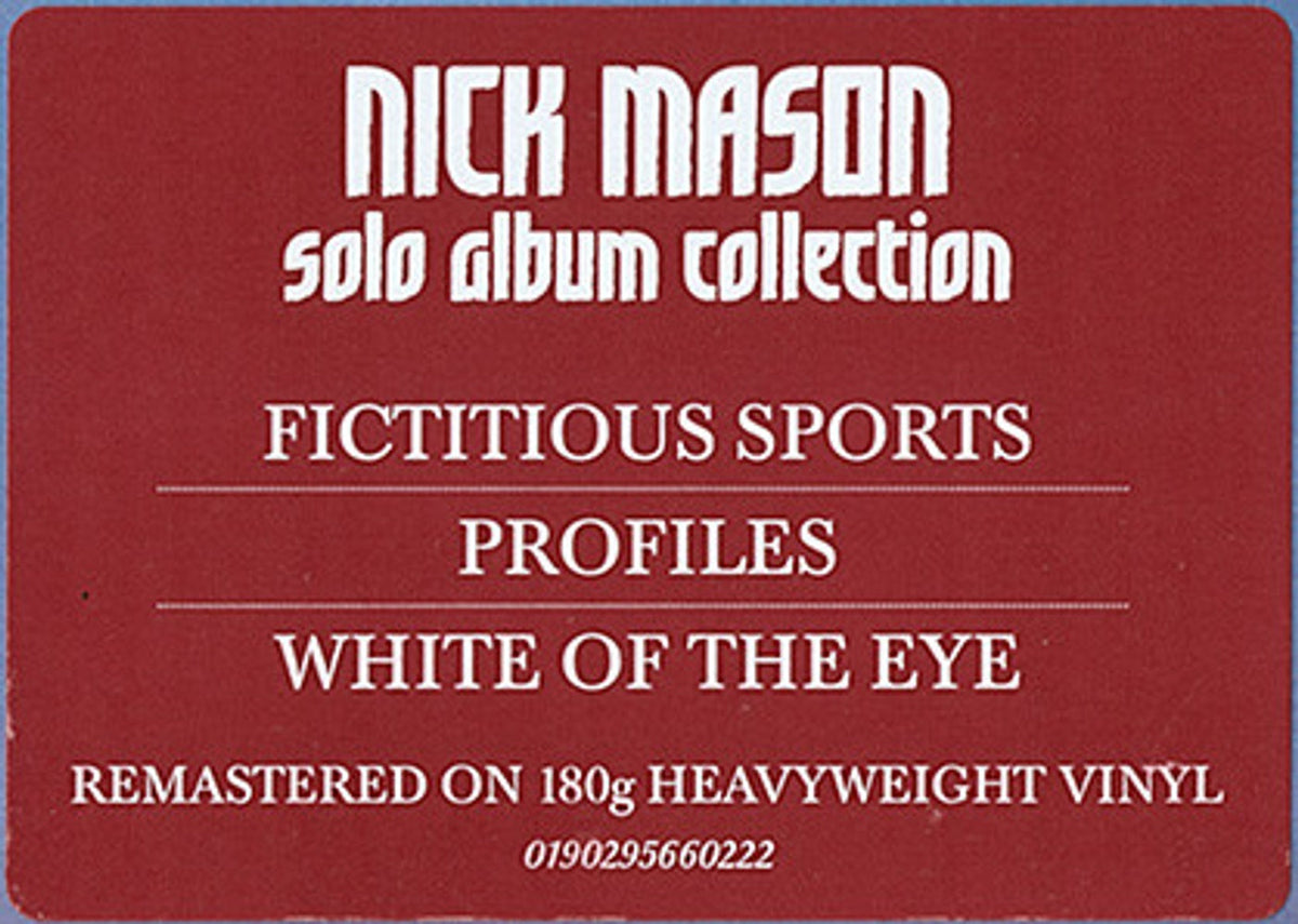 Nick Mason & Rick Fenn – White Of The Eye (LP Vinyl)