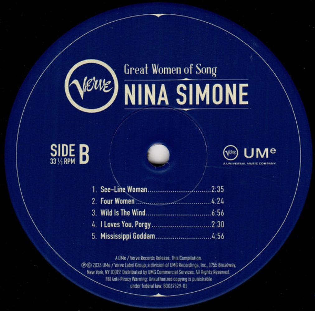 Nina Simone – Great Women Of Song (LP Vinyl)