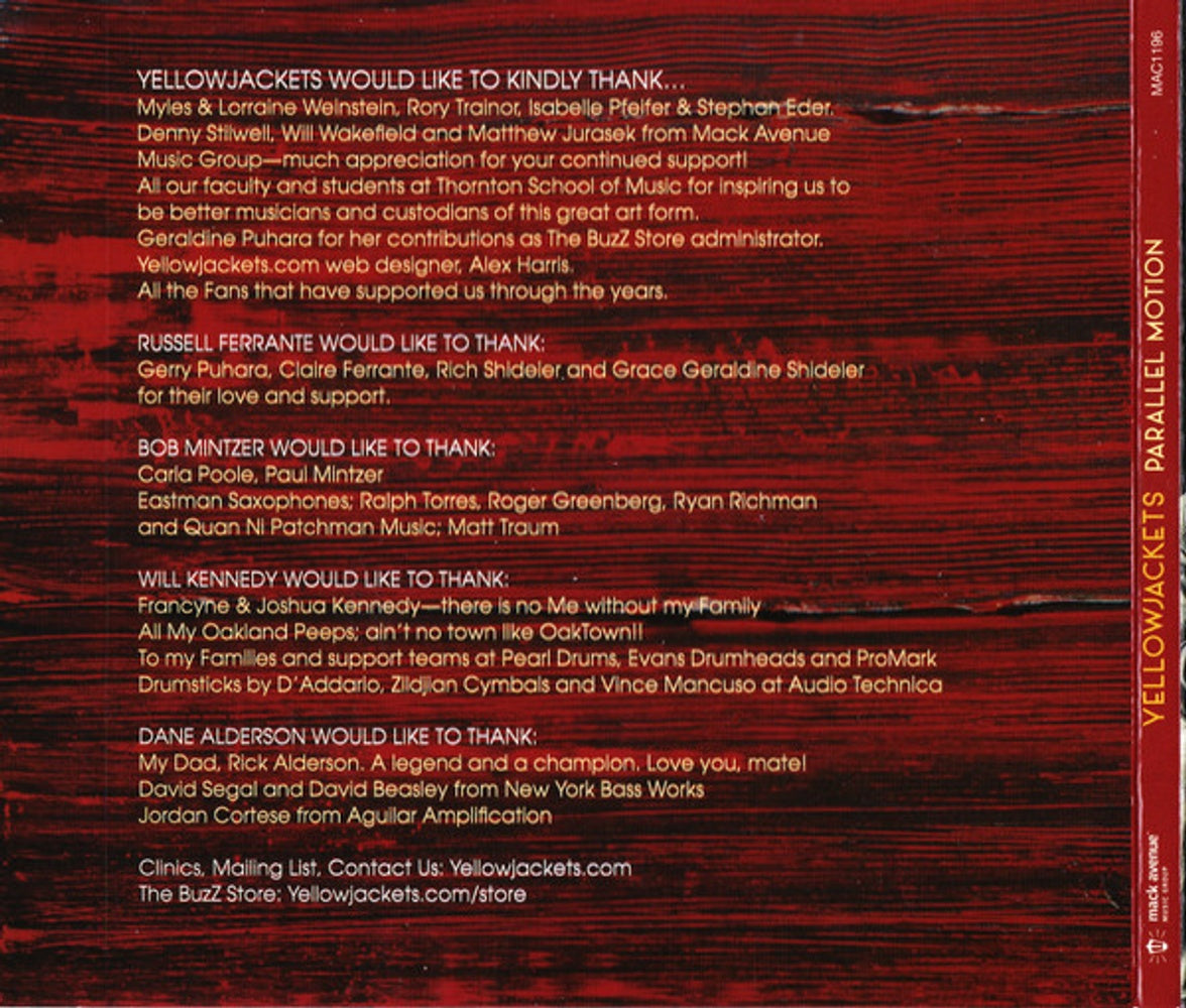 Yellowjackets - Parallel Motion (CD)