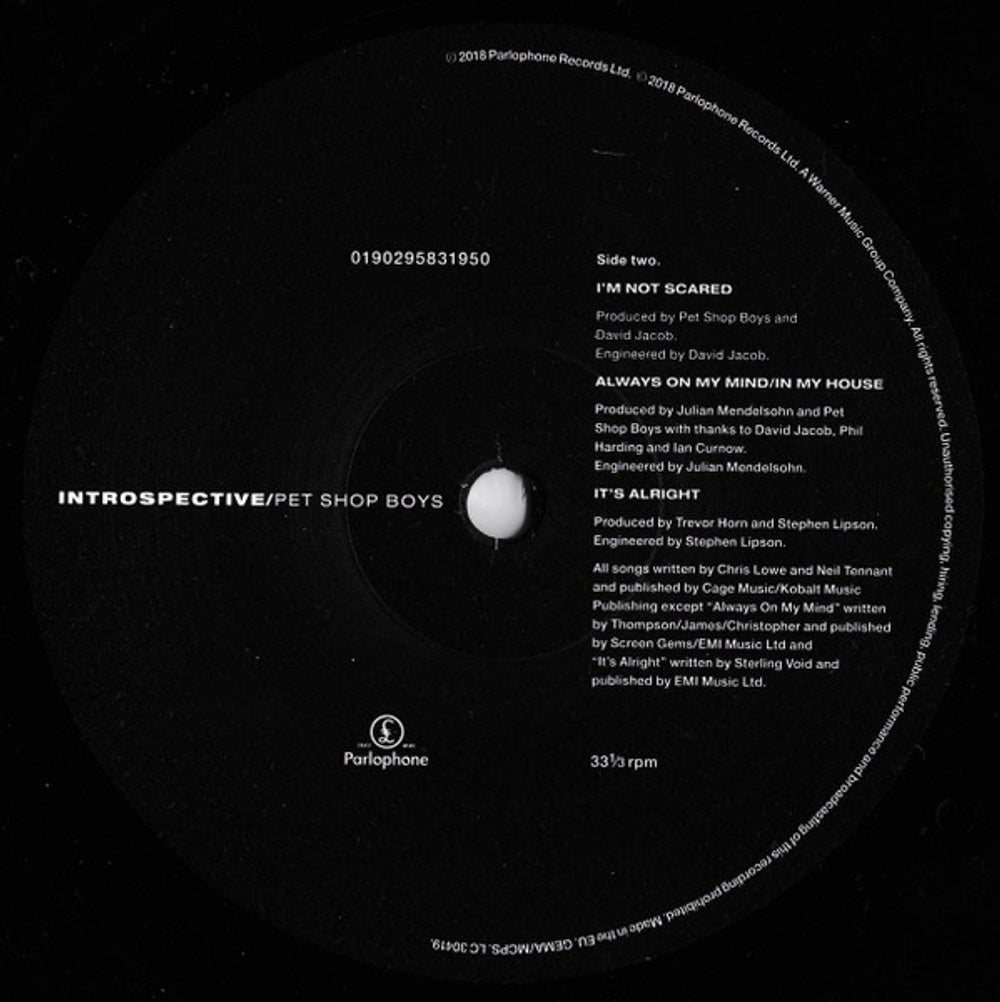 Pet Shop Boys – Introspective (LP Vinyl)