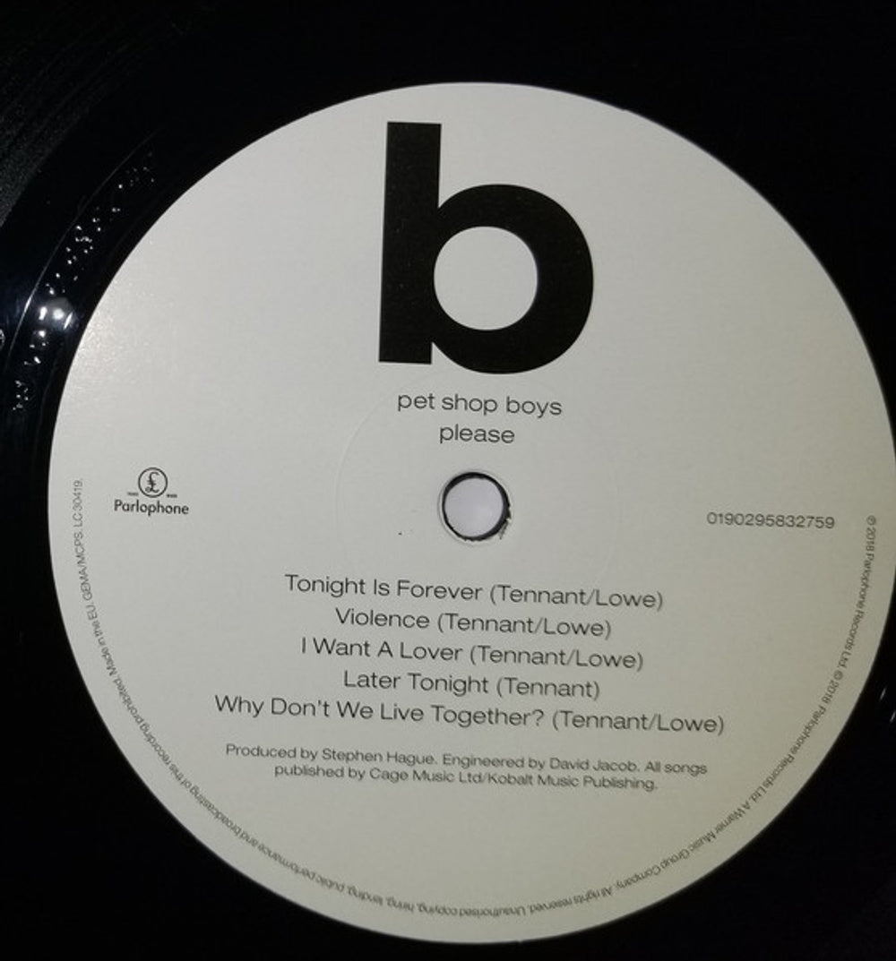 Pet Shop Boys – Please (LP Vinyl)
