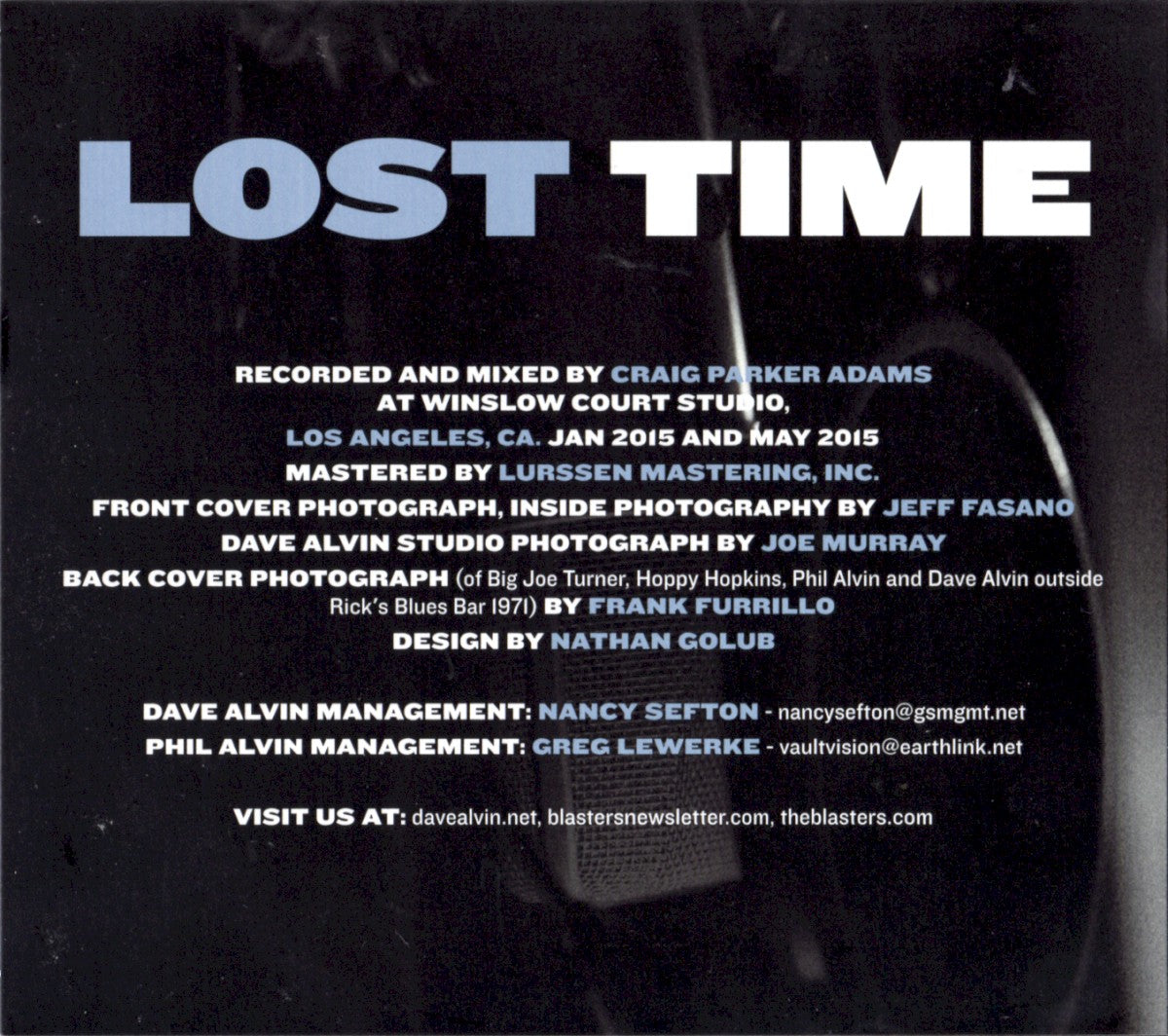 Dave Alvin and Phil Alvin – Lost Time (CD)
