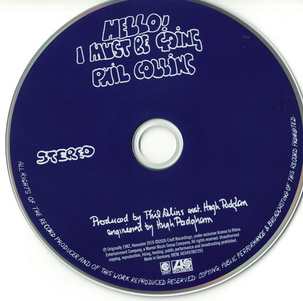 Phil Collins – Hello I Must Be Going (CD)