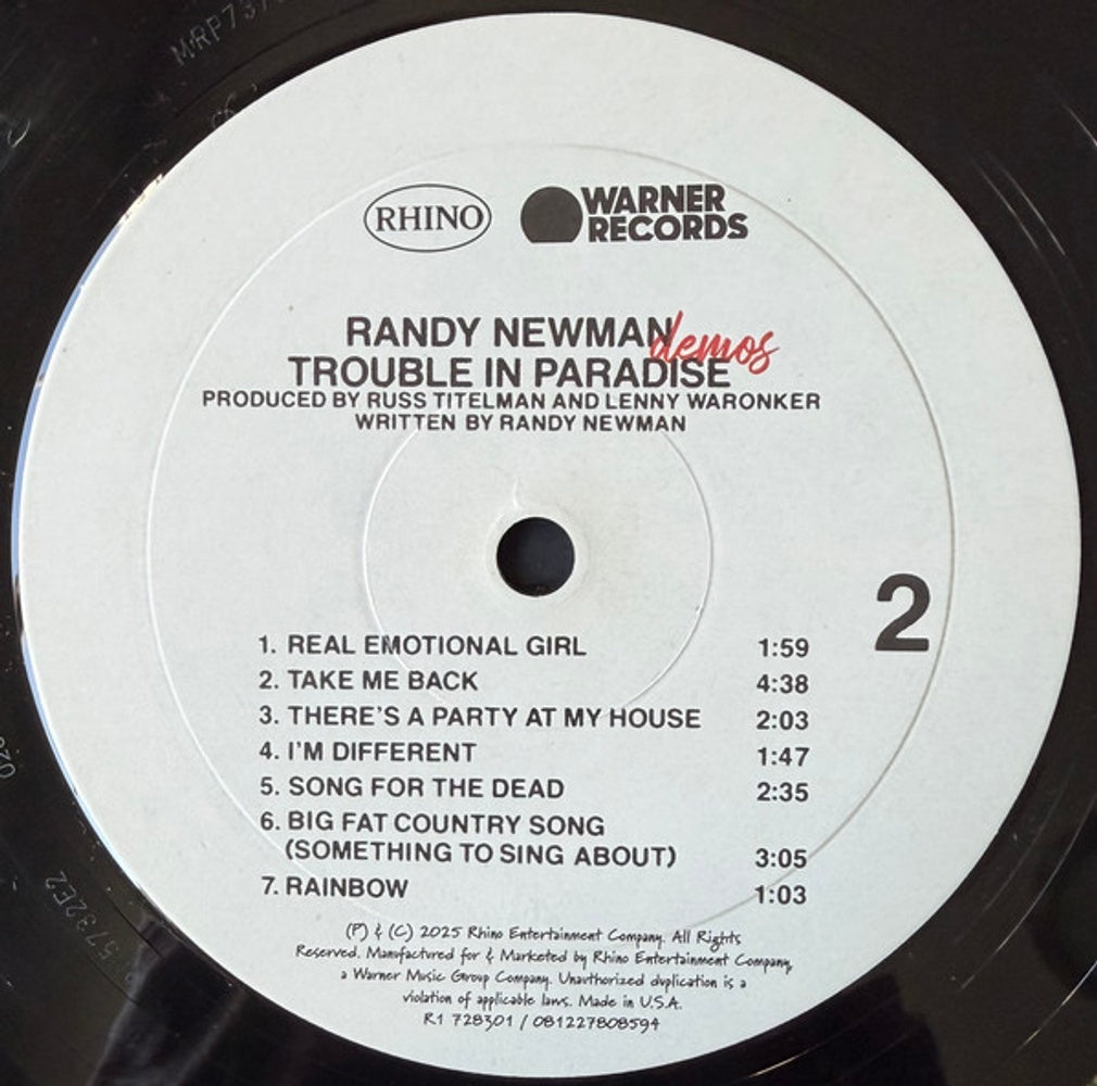 Randy Newman – Trouble In Paradise: Demos (LP Vinyl)