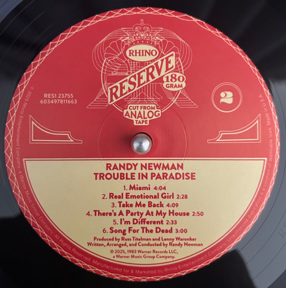 Randy Newman – Trouble In Paradise (LP Vinyl)
