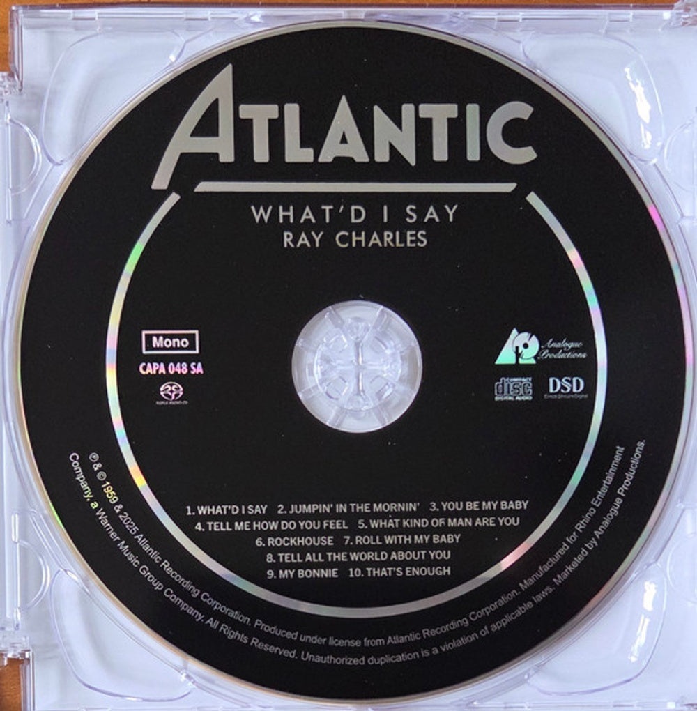 Ray Charles – What'd I Say (CD)