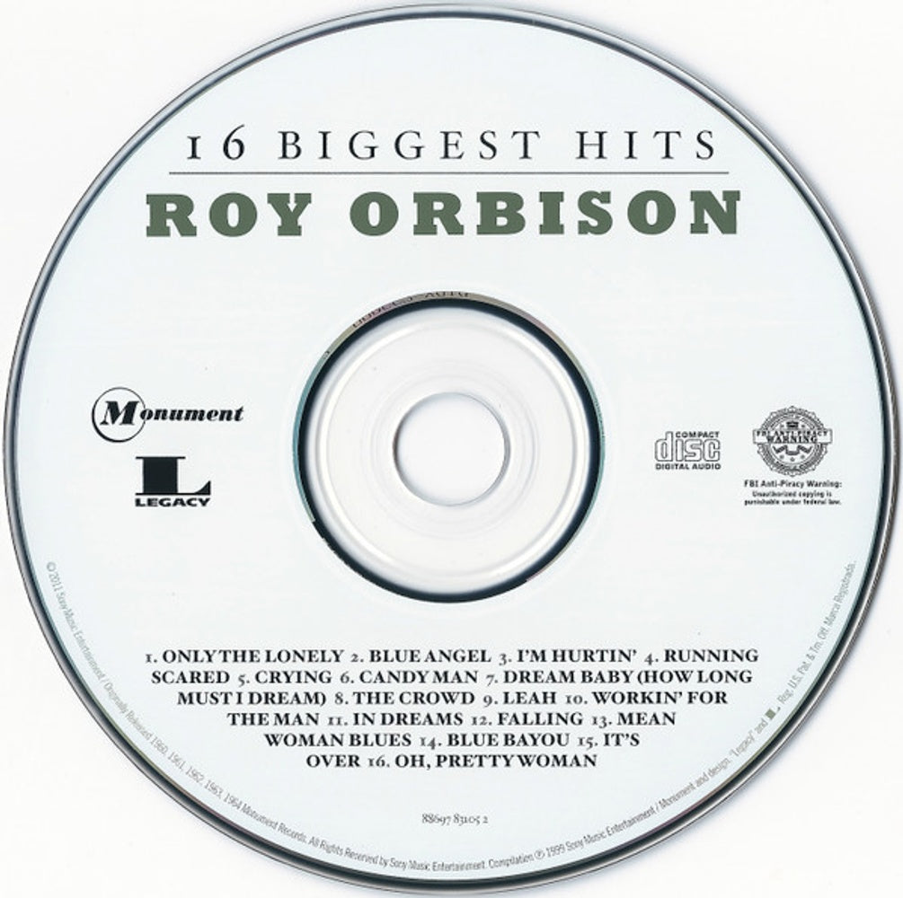 Roy Orbison – 16 Biggest Hits (CD)