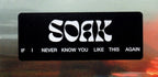 Soak – If I Never Know You Like This Again (LP Vinyl)