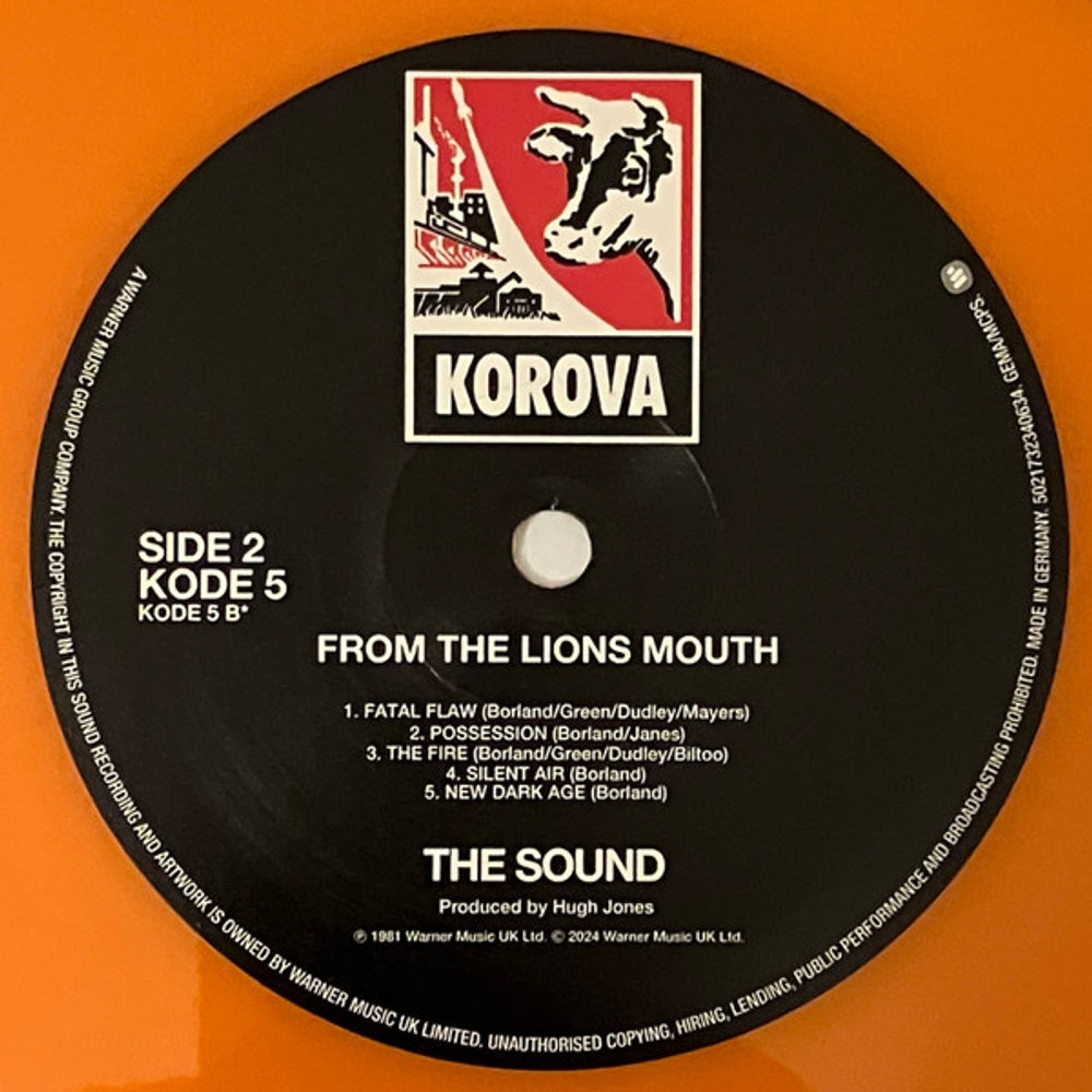 Sound – From The Lions Mouth (LP Vinyl)