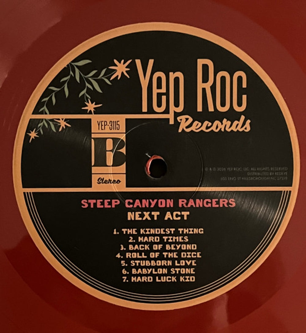 Steep Canyon Rangers – Next Act (Maroon Vinyl LP)